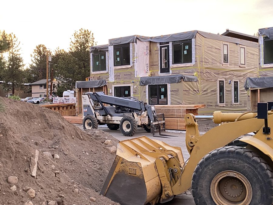 New housing going up across from Sierra Park Villas, on the lot where Frosty's mini golf course stood