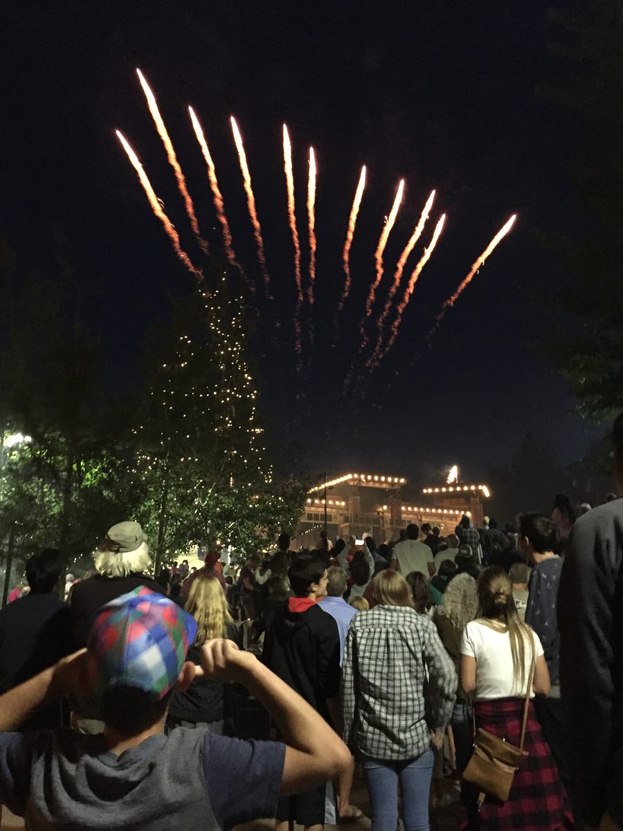 Fourth of July over the Village