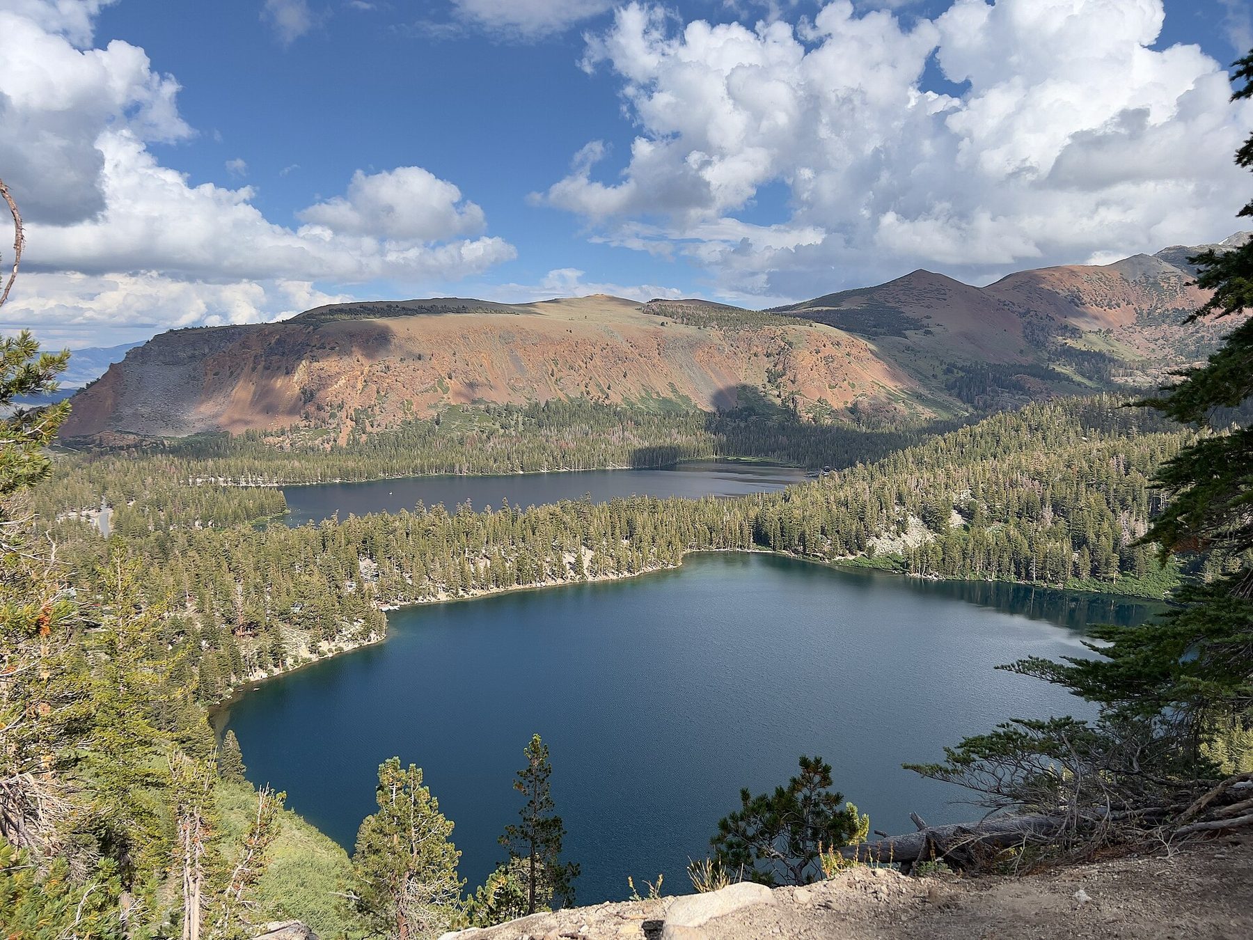 Lake Mary and Lake George, in the Lakes Basin above town